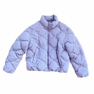 Zara Pale Lavender Quilted Jacket